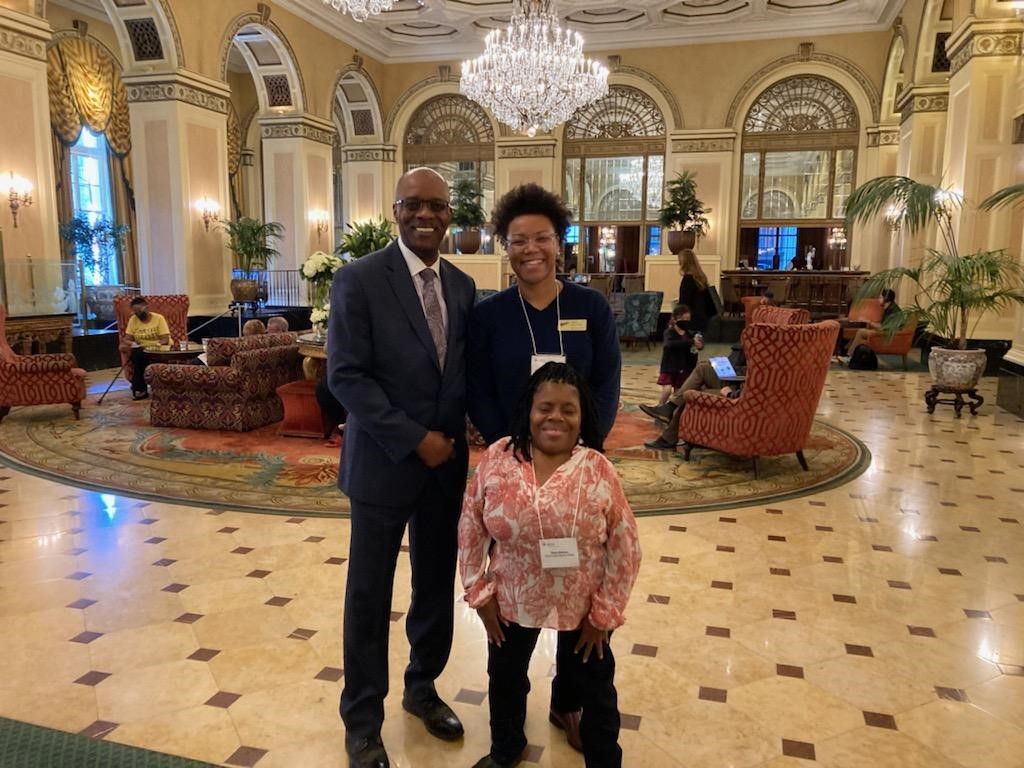 Dr. Skelton and Dr. Kyser presented on behalf of the MAP Center at the American Educational Studies Association (AESA) Conference in Pittsburgh, PA. They are standing with Dr. Daryl Williams of MAEC.