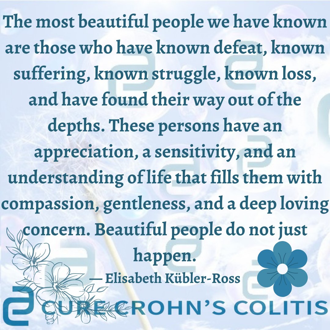 “The most beautiful people we have known are those who have known defeat” Fundraise or donate to fund #IBDresearch: curecrohnscolitis.org/donate #CureCrohnsColitis #Crohns #Colitis #IBDawareness #IBDSuperHeroes #CureIBD #CrohnsDisease #UlcerativeColitis #IBD