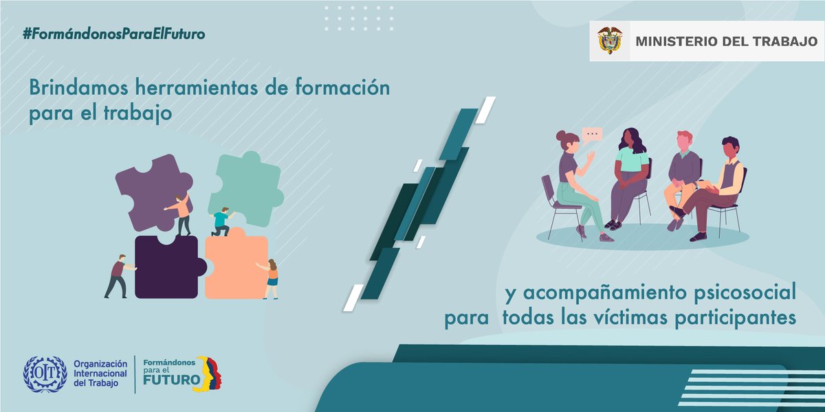 La paz total en 🇨🇴 se refleja en oportunidades de acceso a #TrabajoDecente

El programa #FormándonosParaElFuturo de <a href="/MintrabajoCol/">MinTrabajo</a> y #OIT, promueve formación en distintas áreas apostándole al fortalecimiento de habilidades 
 
🔗 bit.ly/39536QG