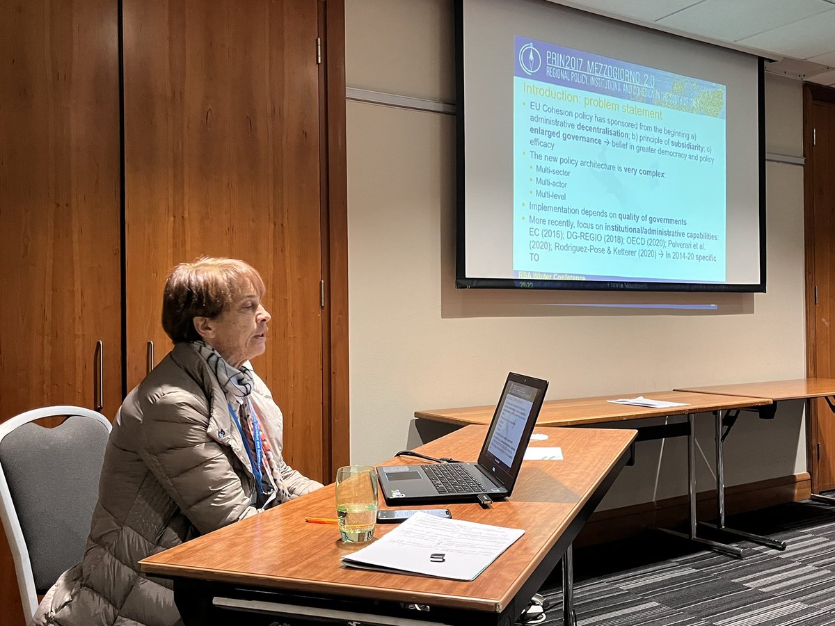 DanielaSCarl's tweet image. Earlier today, I enjoyed the #RSAWinter conference session on the #PRIN2017 research project focussing on regional policy, institutions and #cohesion in southern #Italy with presentations by researchers from @UninaIT and @UniRCMedi. @regstud