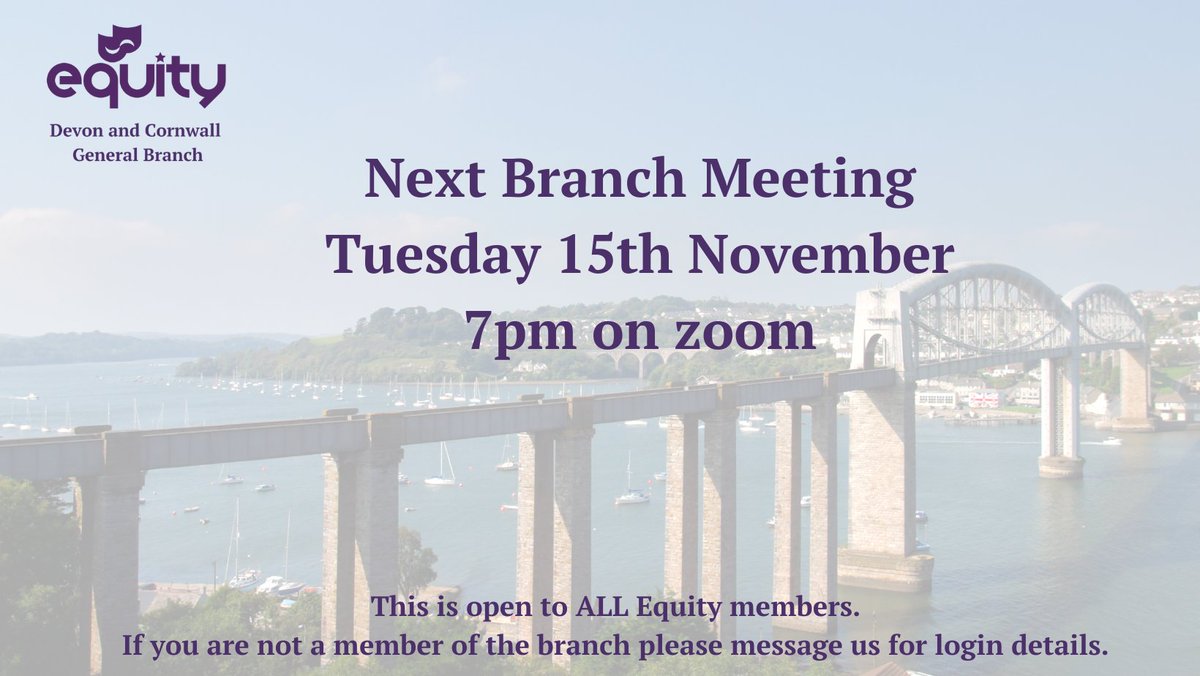 Equity Devon and Cornwall Branch (@EquityDandC) on Twitter photo 2022-11-11 14:07:06