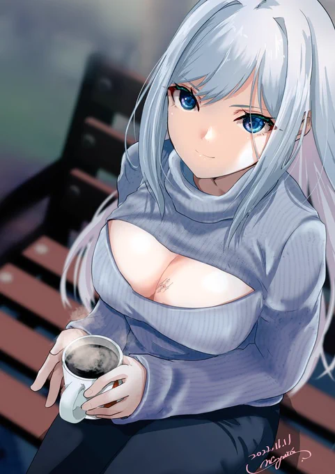 間に合った(?)#たてセタの日  #縦セーターの日 #縦セタの日 