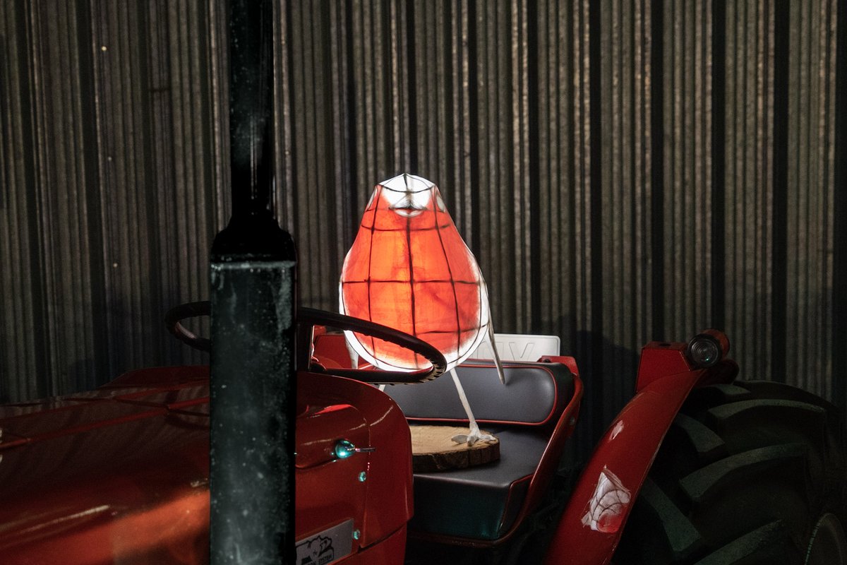 TLHlanterns's tweet photo. Cute photos of a new lantern Robin "driving" a beautiful tractor at West Grinstead &amp; District Ploughing &amp; Agricultural Society’s Annual Dinner, from last month. He is one of 3 Robins now at The Lantern House. Available for Christmas hire. #eventdecor #eventprops #lanterns https://t.co/rKbHCwCyXi
