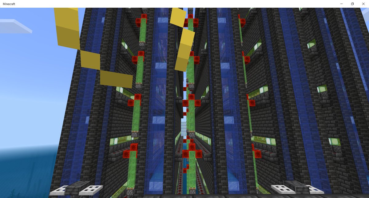 CraftGrandpa's tweet photo. Dripstone is so slow... Settled on an array and getting 8.5 Stacks/HR when AFK. 3rd version of a farm, done with this nightmare 😅😅#minecraft #Minecraftbuilds https://t.co/jcXv3T42u6