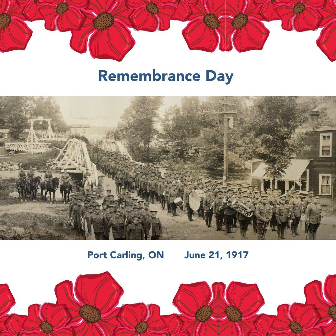 Today we remember and honour those who have served and sacrificed for our country. Lest we forget. 

Picture from June 21, 1917 in Port Carling, ON