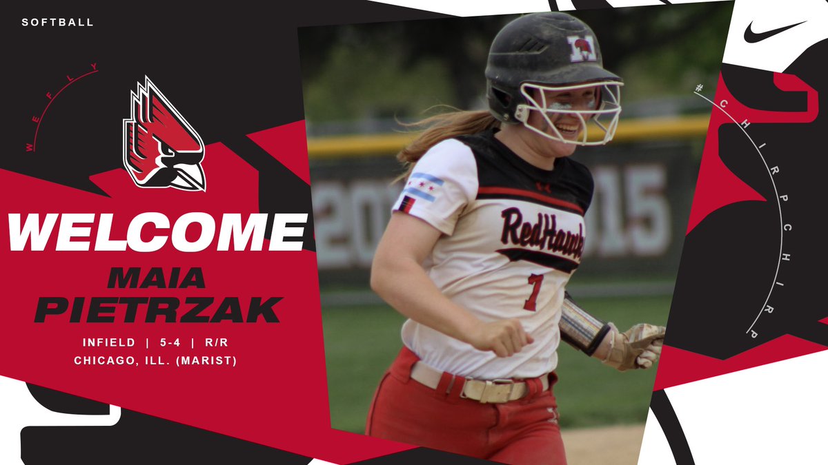 BallStateSB's tweet photo. We have a new addition to the Ball State Softball Family ❤️

We're excited to welcome Maia Pietrzak (@maia_pietrzak) to The Nest

#ChirpChirp | #WeFly https://t.co/J2BBVgQt3Z