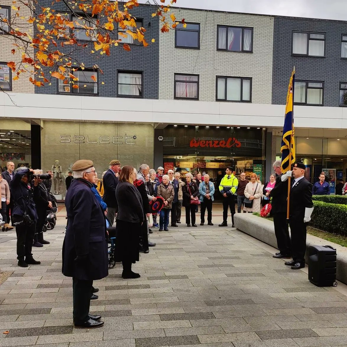 Lest we forget.

Pictures from today in town as we take a moment to remember those who gave their lives

They shall grow not old, as we that are left grow old: Age shall not weary them, nor the years condemn. At the going down of the sun and in the morning, We will remember them