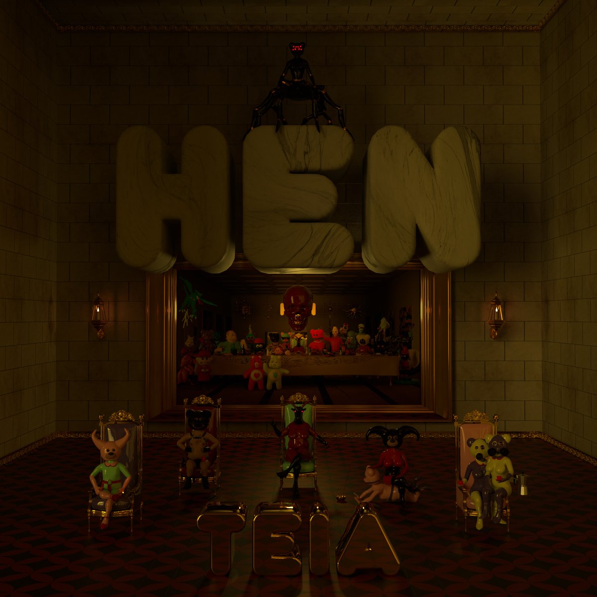 Gm little bears! 🐻☕️✨
I made this piece to commemorate HEN and celebrate <a href="/TeiaArt/">teia.art | Community Curation</a>  and the #tezoscommunity . I came for the art and stayed for the art and the community.

Still Here and Now

111 ed - 1 #tezos 
#RIPHEN #StillHereNow 
Link below