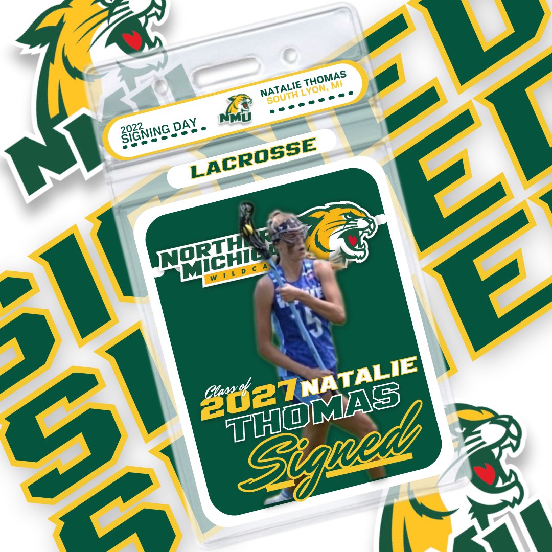 nmuwlax's tweet photo. ✍️

Please join us in welcoming Natalie Thomas of South Lyon, Michigan to the North!

#benorthern https://t.co/z0WBm1F8JC