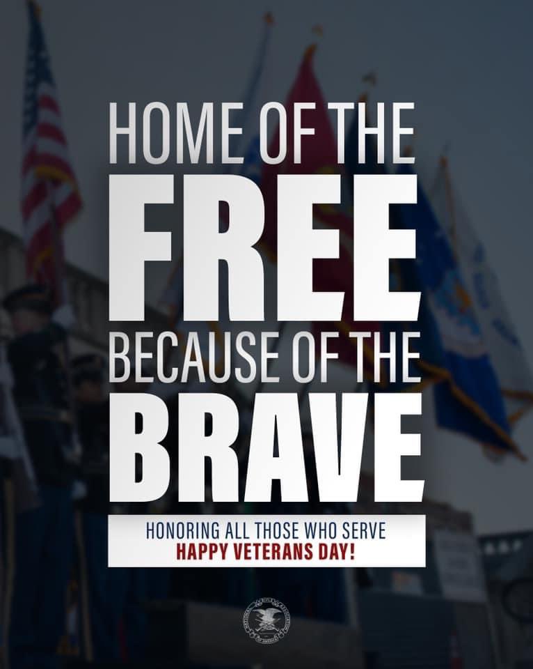 NRA's tweet photo. 🇺🇸NRA members support our veterans. Today and everyday, we honor all those who serve and who have bravely served to protect our freedom. We are forever grateful. 

Happy Veterans Day from the National Rifle Association. https://t.co/Nd1JZ4oV0J
