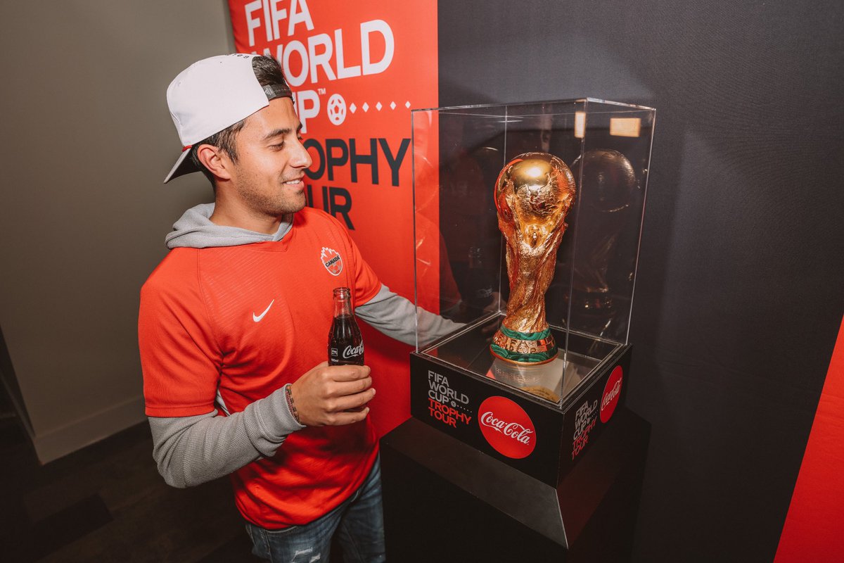 Canada…back in the #FIFAWorldCup for the first time since 1986 and they believe they are here to stay! #WeCan #BelievingIsMagic #TrophyTour