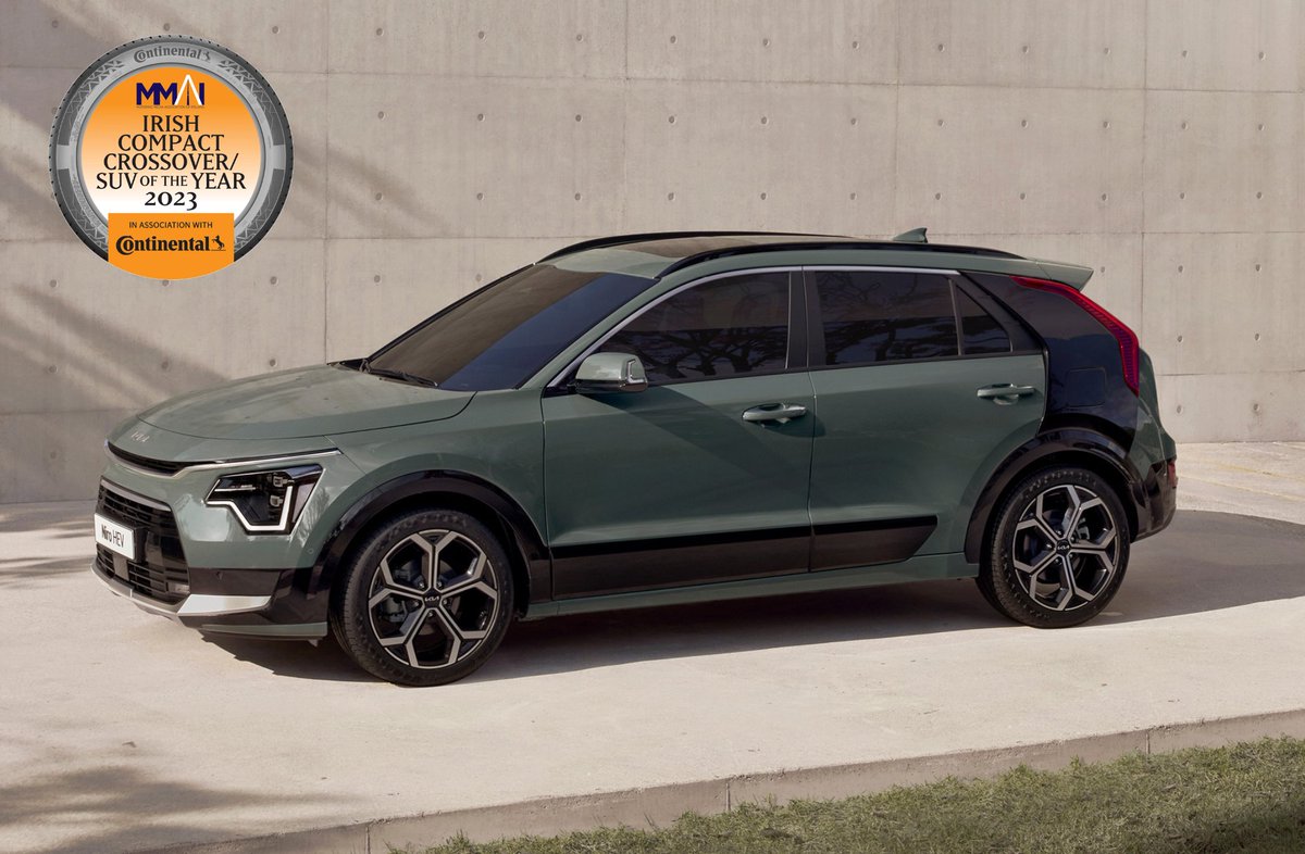Congratulations to <a href="/kia_ireland/">Kia Ireland</a> winner of the Irish Compact Crossover/SUV of the Year in association with Continental Tyres with the Kia Niro #IrishCOTY2023