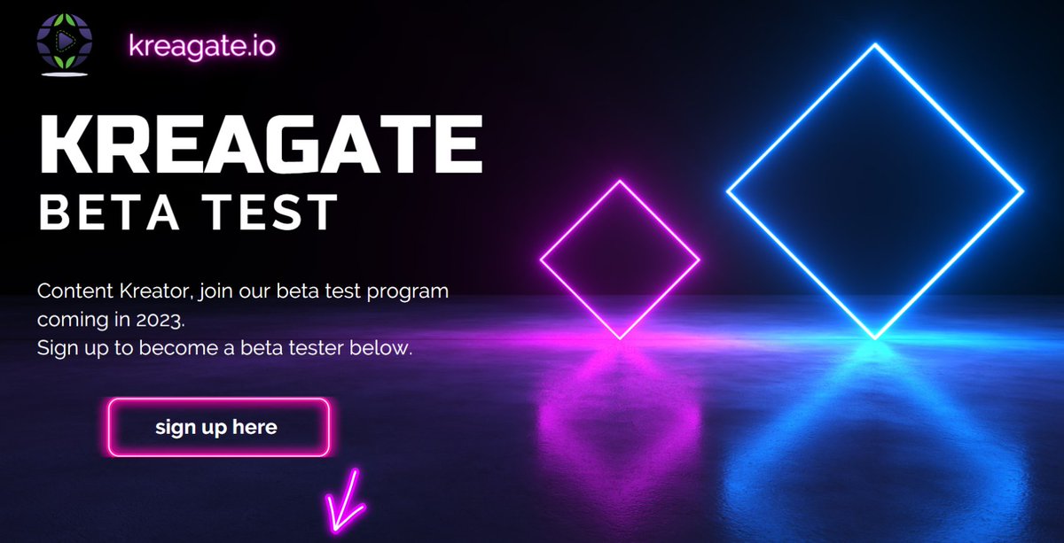 #Betatest #KREAGATE

Une nouvelle étape dans la communauté des Kreateurs ! 

L'accès "bêta-testeurs" est ouvert😎 
Récompense en Tokens🚀

Vous pouvez vous inscrire ici et nous vous contacterons : 

kreagate.io/beta-tester/

#TwitchStreamers @RTStreamee #TikTok #YouTube #twitch
