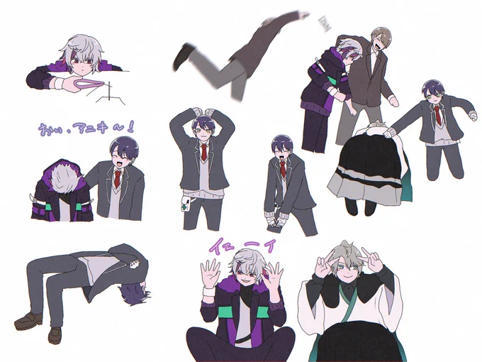 めっちゃ笑った#ろふあーと #絵スコート #金剛力也像 #加画美 #描いた晴 