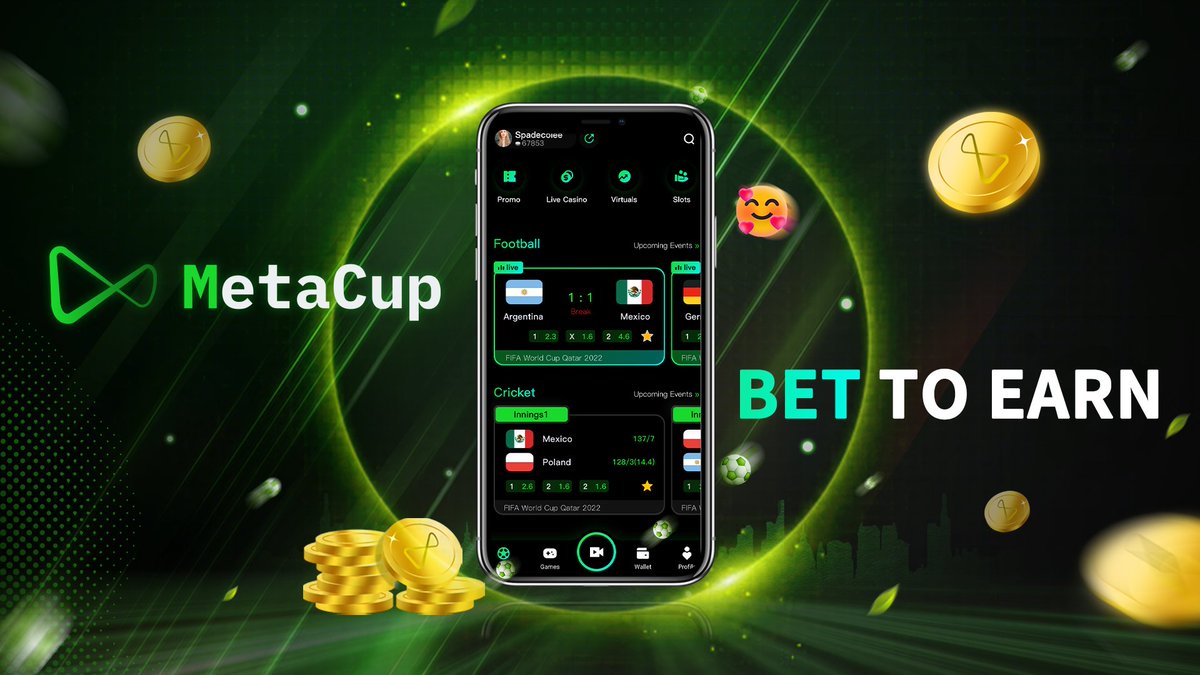 MetaCupOfficial's tweet photo. 🔶MetaCup has a complete betting system. 

🥳Users can bet by spending $MCUP and bet any amount. There are Home/Away, Goals Over/Under, HT/FT Double, Both Teams Score, Handicap Result, Exact Score and many other betting ways to choose. https://t.co/Fox9kM1jxu