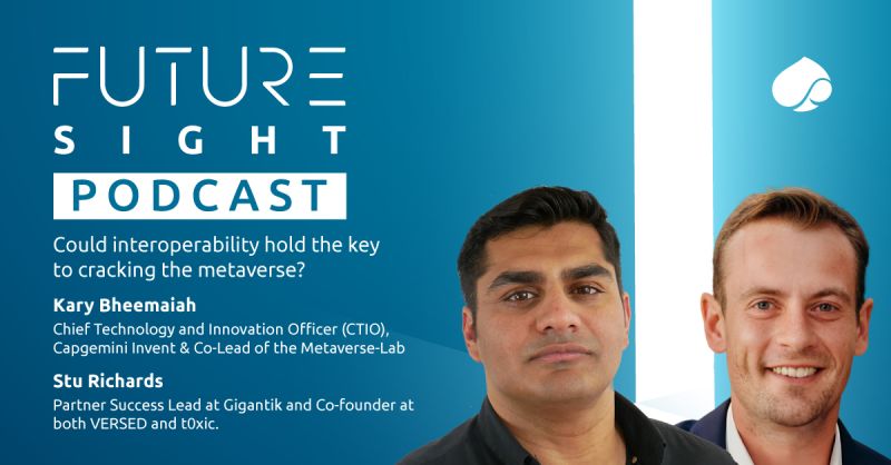 Looking for some weekend listening? <a href="/CapgeminiInvent/">Capgemini Invent</a> hosted our Partner Success Lead Stu Richards (<a href="/itsmetamike/">metamike</a>) for their Future Sight podcast to discuss a broad array of web3 and metaverse related topics.

🎧 Listen here ➡️ bit.ly/3tkhtam