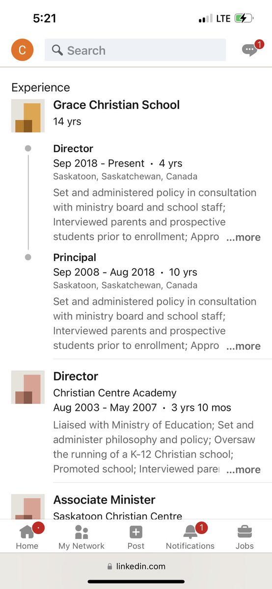 Here is another example of a QIS school putting just simply doing a quick title change, to dodge complying with the @SKGov legislation at the now shuttered Grace Academy in Saskatoon. John Olubobokun has been the Principal since the day it opened and was closed. #legacyofabuse
