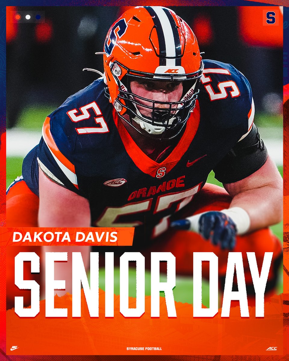 Always reliable. <a href="/dakotadavis56/">Dakota Davis</a> has played in 48 games on the offensive line heading into Saturday's game.

He's played both guard and tackle in his time at 'Cuse.
