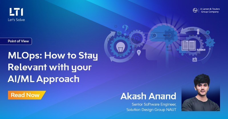 ltm_ofcl's tweet photo. Akash Anand explains that it's important for companies that rely on AI/ML services to have a proper MLOps setup to manage variable complexities that arise in the course of data evolution. Explore the benefits of MLOps https://t.co/1jMwfBFjcW

#LetsSolve #MLOps
