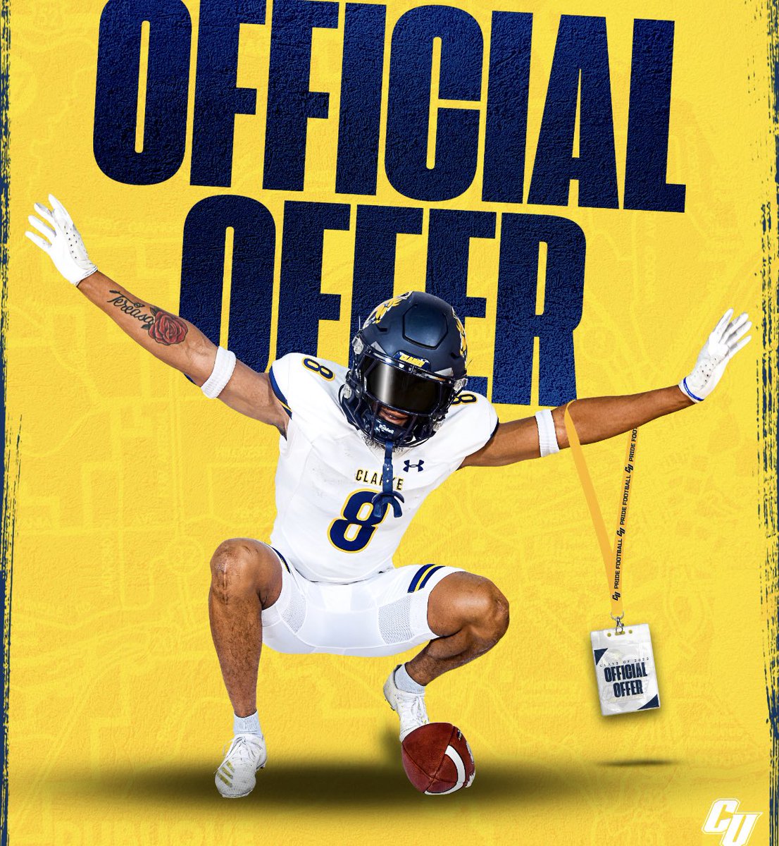 Nathan Hoard (@nathanhoard54) on Twitter photo Excited to receive an offer from <a href="/ClarkeU/">Clarke University</a>! Thanks to <a href="/CoachMRegalado/">Miguel Regalado</a>!
<a href="/dekalb_football/">DeKalb Football</a> <a href="/CoachSchneeman/">Derek Schneeman</a> <a href="/CoachBigPete/">Peter "Coach Big Pete" Leinweber</a> <a href="/FNDrive/">Friday Night Drive - Shaw Local</a> <a href="/dc_preps/">DailyChronicle Preps - Shaw Local</a> <a href="/EDGYTIM/">Timothy “EDGYTIM” OHalloran</a> Excited to receive an offer from <a href="/ClarkeU/">Clarke University</a>! Thanks to <a href="/CoachMRegalado/">Miguel Regalado</a>!
<a href="/dekalb_football/">DeKalb Football</a> <a href="/CoachSchneeman/">Derek Schneeman</a> <a href="/CoachBigPete/">Peter "Coach Big Pete" Leinweber</a> <a href="/FNDrive/">Friday Night Drive - Shaw Local</a> <a href="/dc_preps/">DailyChronicle Preps - Shaw Local</a> <a href="/EDGYTIM/">Timothy “EDGYTIM” OHalloran</a>