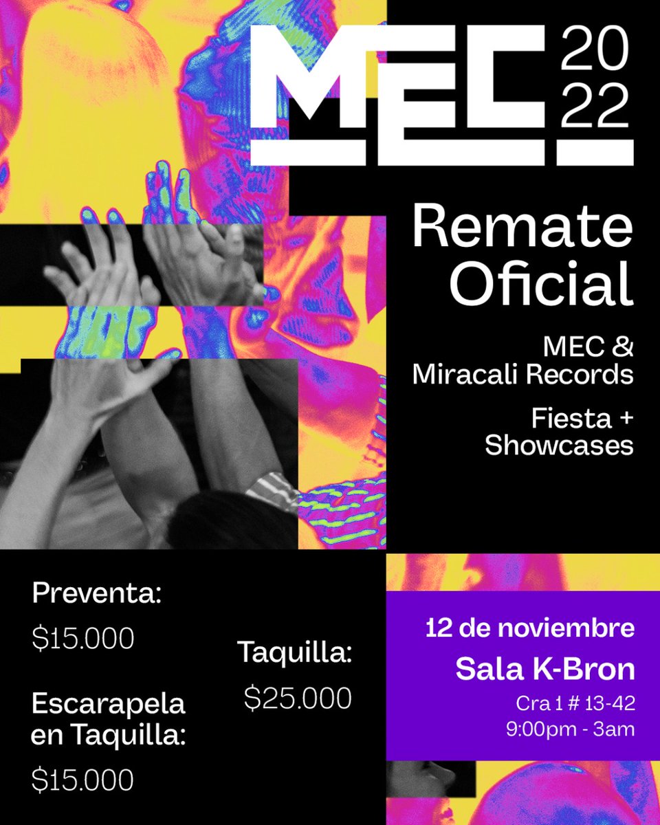 ¡UN REMATE QUE RETUMBA! 🎇🎆🎈✨🎉🎊🎟🎞
🗓12 noviembre
📍Cali-Colombia
🌞Noviembre #2022

💯❤️‍🔥Gracias a todos🫶🏼❤️‍🔥

#colombia #cali #mec2022 #creativos #ciudad #filmmaker #entretenimiento #eventos #fy #fyp #a #c #2022 #empresario #trend #findesemana #reels #ciudad #mec2022