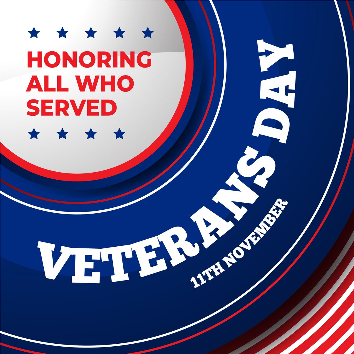 Thank you to the brave who served our country and protected our freedom. Your service and sacrifice will be on our minds and in our hearts.  #VeteransDay