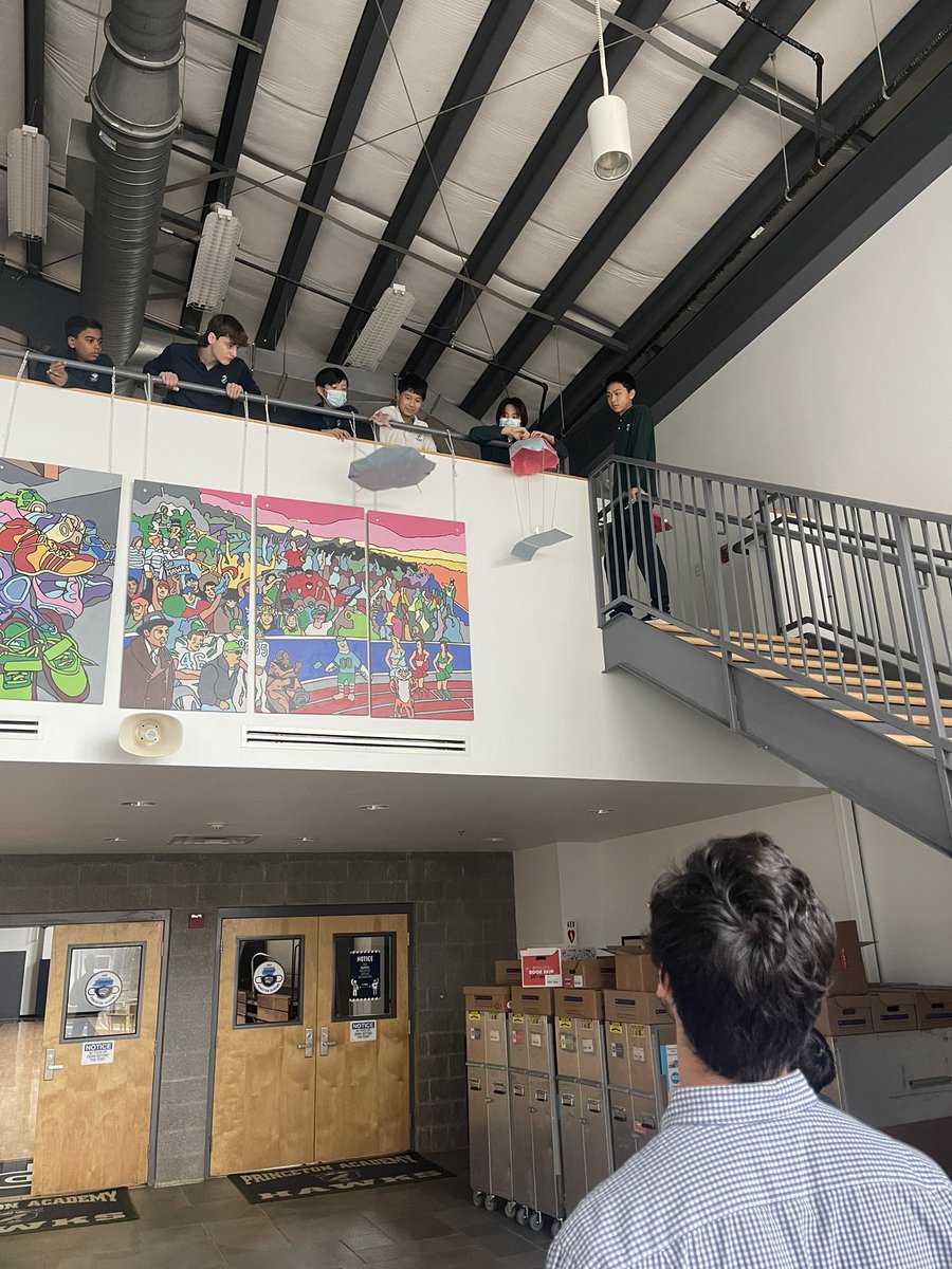taylo_kenyo's tweet photo. @rikdugan @PrincetonAcadSH Loved watching Mr. Land and the Grade 8 Science students in action this morning, as they executed their #designthinkingchallenge projects! Space Lander Mission! Love seeing these Students take ownership of and genuinely rejoice in their learning! #PASHProud #HeCanBe https://t.co/IXYbPGJWnw