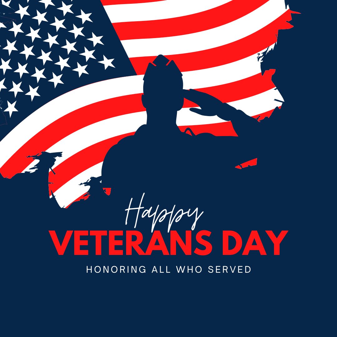 Happy Veterans Day to all who have served!!!  Thank you for your service.