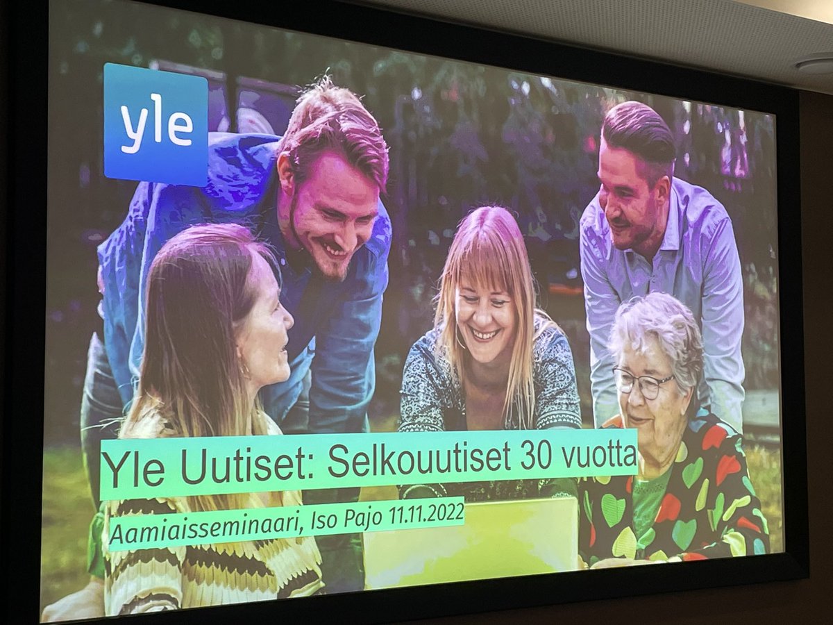 Ylen Selkouutiset täytti 30 vuotta! Paljon onnea #selkouutiset! #selkokieli
