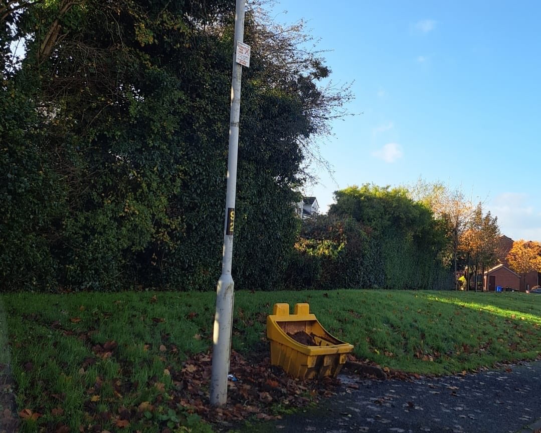 nidirect.gov.uk/services/repor….       
Report any issues with grit boxes to myself our direct using the link above.