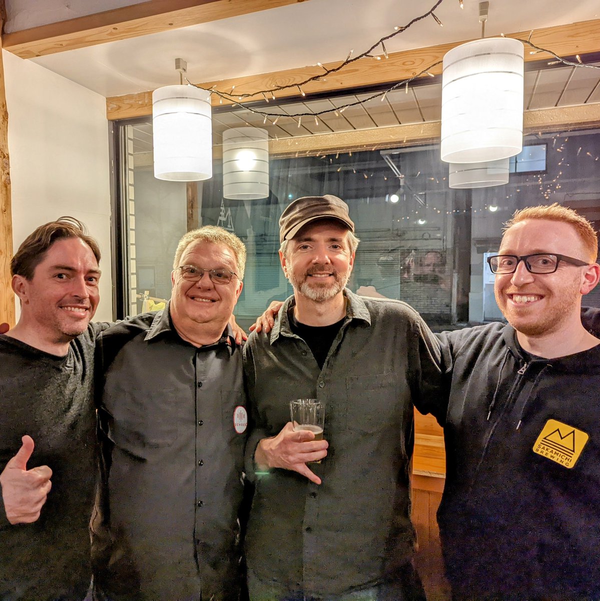 Thank you to <a href="/EchoesBrewer/">Brewmaster at Echoes Brewing Company</a> and <a href="/DevilCraftEn/">DevilCraftEn</a> for coming by to visit. We look forward to more excellent beer!