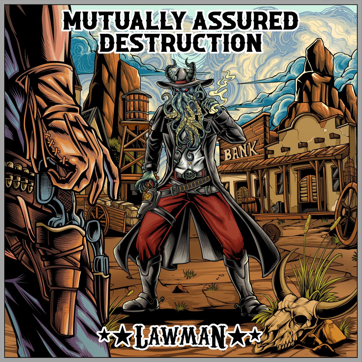 MutuallyD's tweet photo. https://t.co/Iy779EN1cw

NEW SINGLE ALERT!!!! Go listen to our newest song Lawman, available wherever you listen to music!!! The link above takes you to some of the more popular options;) check it out!

#heavymetal #thrashmetal #distrokid #Spotify #AppleMusic #tidal https://t.co/2LWkavjzwo