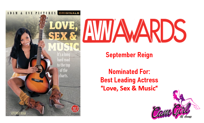 AdultAllAccess's tweet photo. https://t.co/Jo9K4pNiZM would love to congratulate September Reign Best Lead Actress AVN Award Nomination for "Love, Sex and Music". #SeptemberReign @adamandeve @xoispyseptember 
@101ModelingInc @fromsepwithlove @101ModelingInc  
@misslainie @AdamEvePlus @willryder_xxx https://t.co/0APSsLhWVP