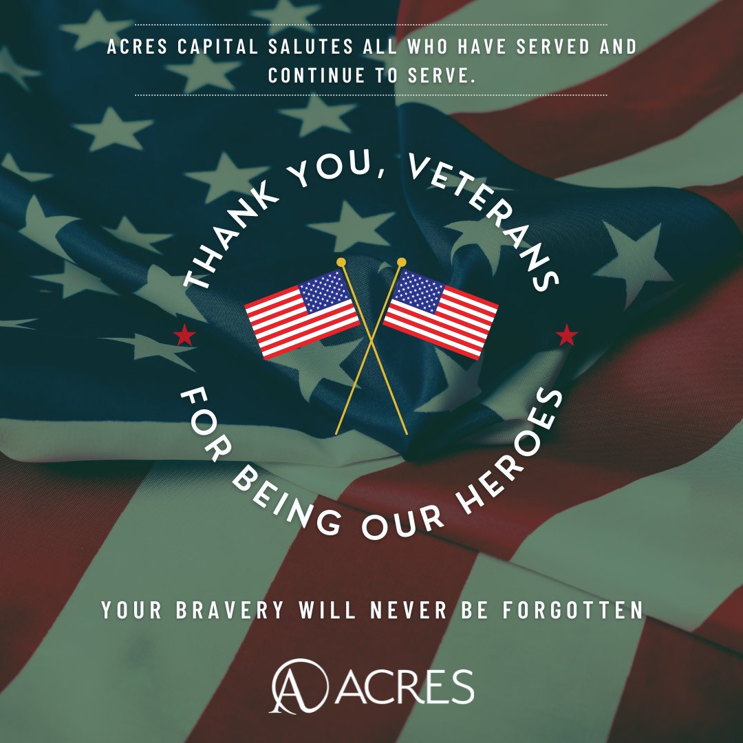 ACRESCapital's tweet photo. To all who have served, we thank you! #VeteransDay https://t.co/dg33W19SsV