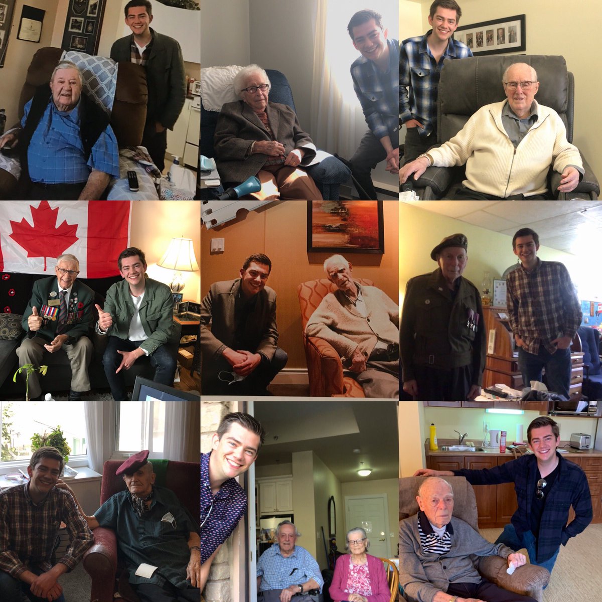 zachdunn545's tweet photo. Lest We Forget. Sending my thanks to all Veterans today and the WW2 Veterans who I had the pleasure to met this past year. 
Arnold Graham (96)
Joice Foley (98)
Ken May (100)
Jim Parks (98)
Cliff Trewin (97)
Fred Allison (100)
Carl Flagel (97)
Les Buxton (97)
Melvin McIntyre (97) https://t.co/llJ2wUiQ7s