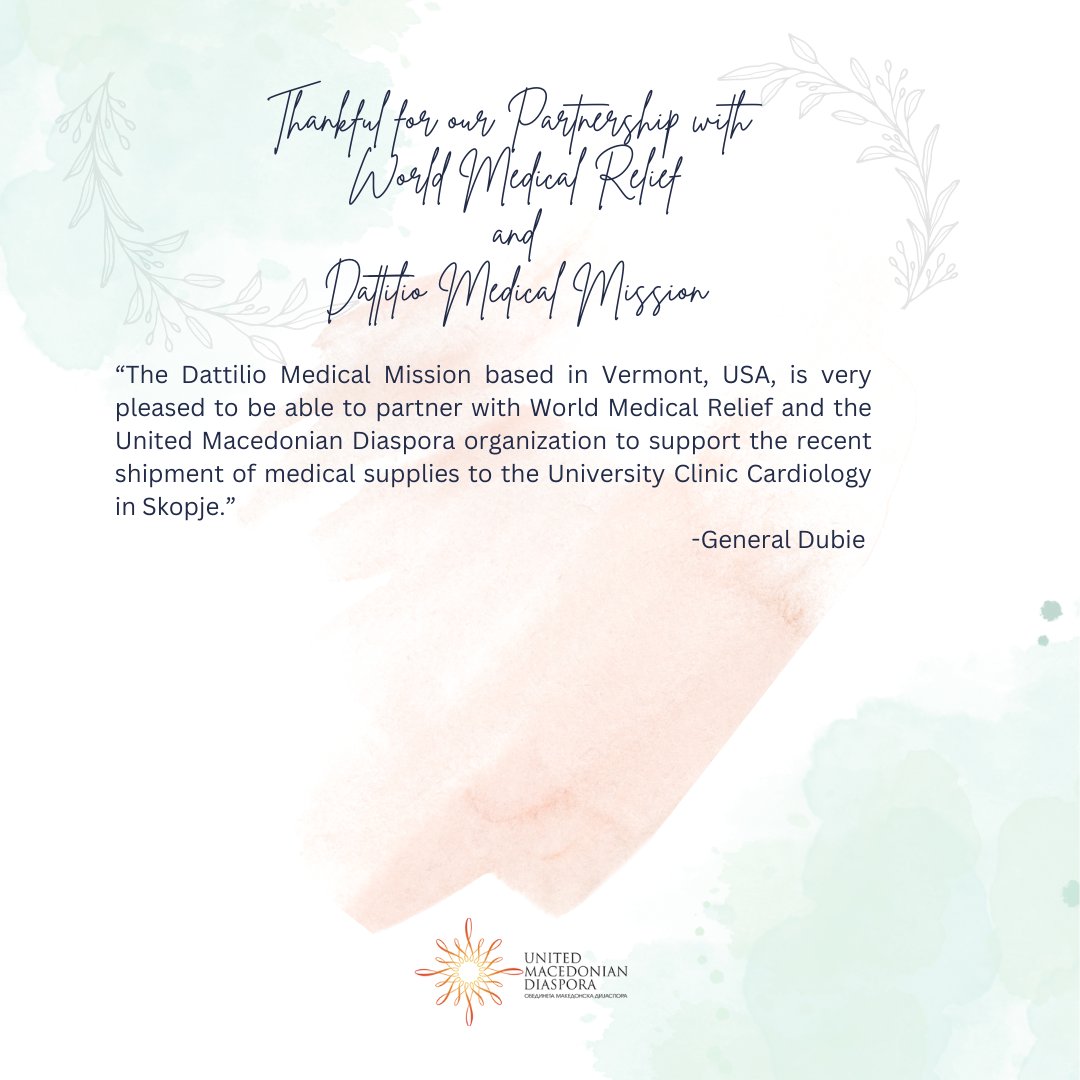 United Macedonian Diaspora on Twitter "This year, a shipment of