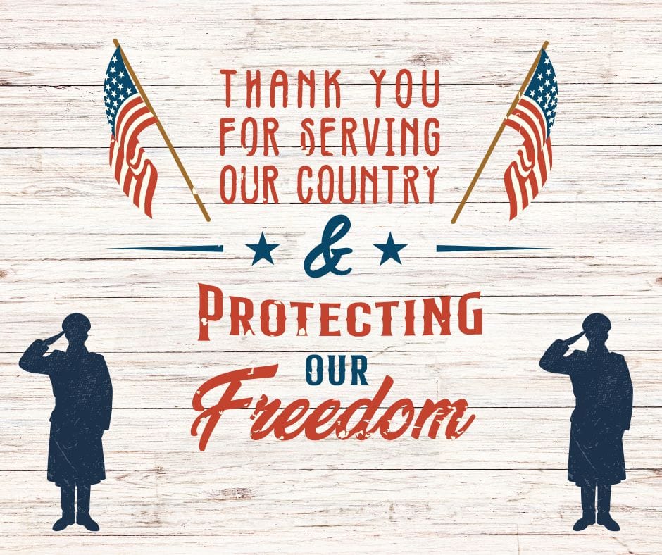 Honoring All Veterans on Veterans Day. We thank you for your service and sacrifices. We are forever grateful! #veteransday