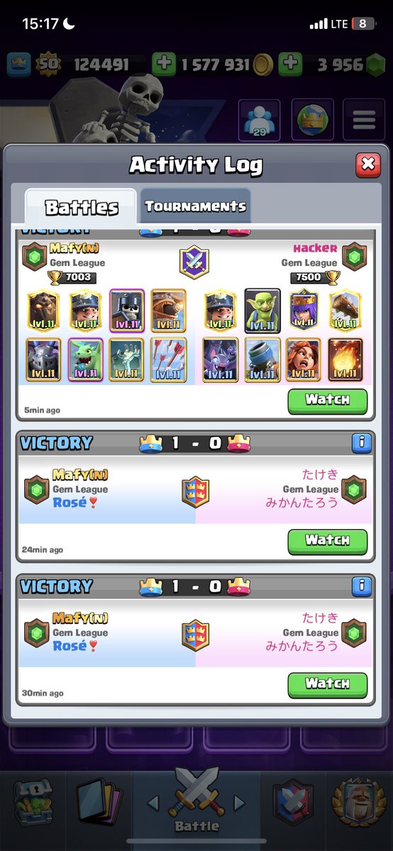 Mafy(n) (@mafy_cr) on Twitter photo 3:1 in <a href="/GemLeague/">Gem League</a> Round of 16 with <a href="/TeamCMC_SG/">Team CMC</a> 🥰
OP 2v2 with <a href="/kinghasaan786/">kinghasaanツ</a>, onto to the next round! 3:1 in <a href="/GemLeague/">Gem League</a> Round of 16 with <a href="/TeamCMC_SG/">Team CMC</a> 🥰
OP 2v2 with <a href="/kinghasaan786/">kinghasaanツ</a>, onto to the next round!