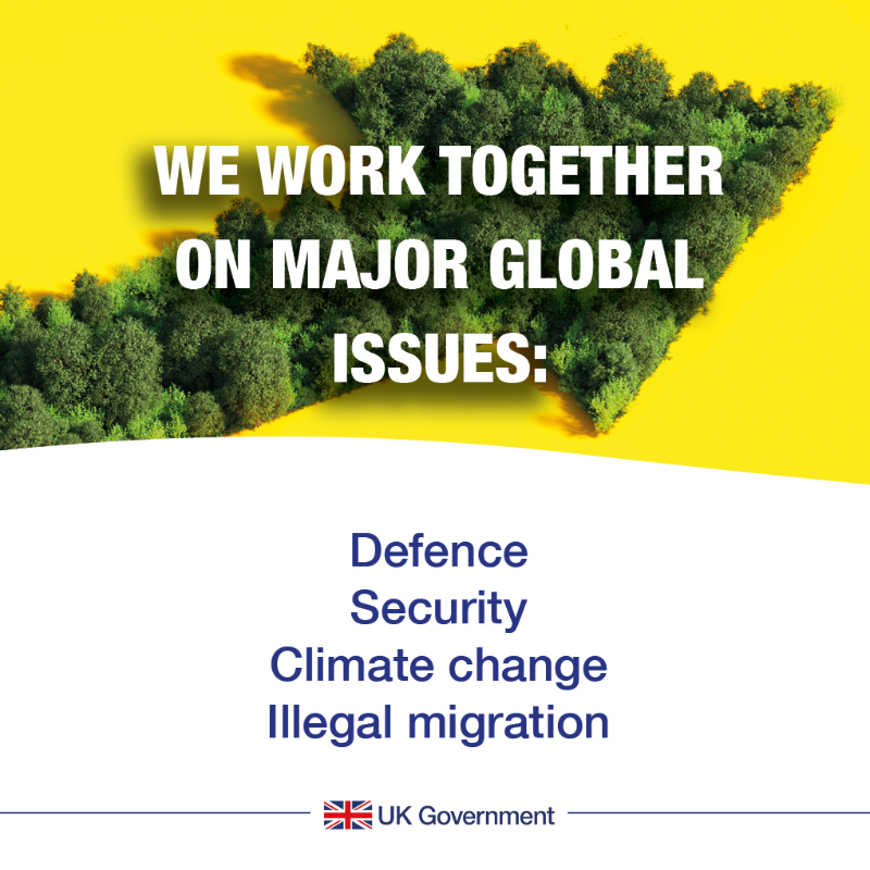FCDOGovUK's tweet photo. UK 🤝 France