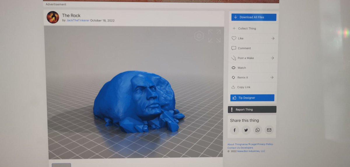 In years to come historians will uncover items from the 2020s and will assume #TheRock was some kind of God whose face could be seen in all things