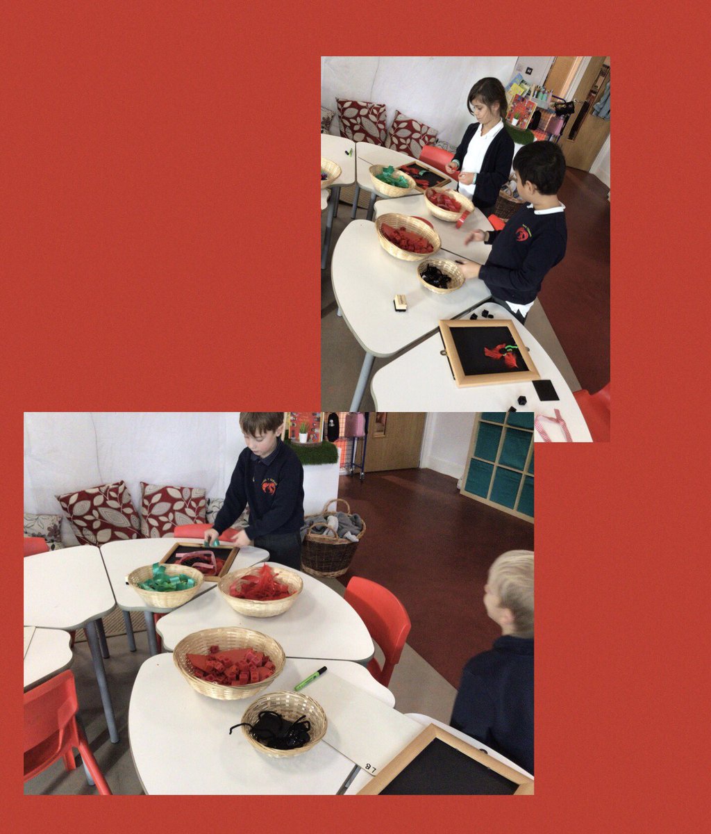 ysgolyddraig's tweet photo. #YYDRheidol taking our time to create a beautiful poppy picture with loose parts #YYDCreative #RemembranceDay https://t.co/lDJjxuaPum
