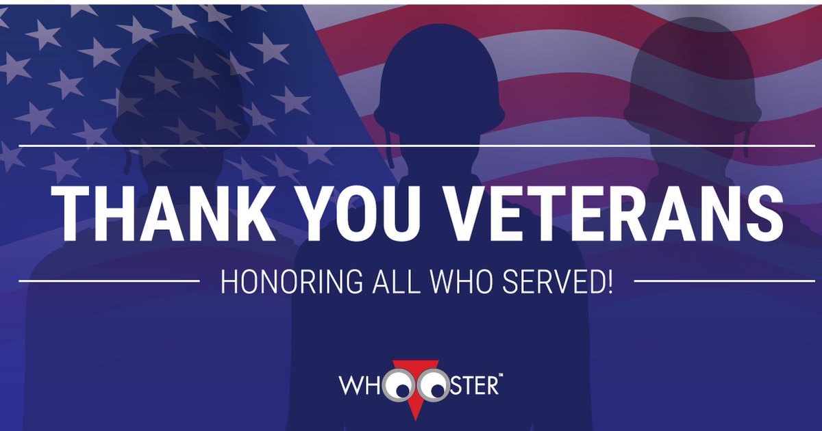 WhoosterLE's tweet photo. On this #VeteransDay,  We want to take a moment to thank our veterans and active military members who define selfless service.  Thank you for all that you do. 

#HappyVeteransDay #Veterans #USveterans #thankyou #Whooster https://t.co/MFN50V69ab