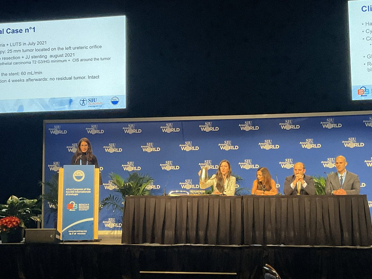 What #bladderpreservation approaches are on the rise? Watch this interactive case-base discussion led by @amassonlecomte with experts @DrAndreaKoko, @eugene_pietzak, @kalasri3 & @evanguelosx at #B2BGUCancerTriad #SIU2022. Happening in room 517B & on #SIUatU