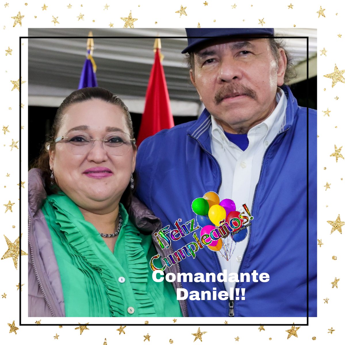 Felicidades 🎈🎂 Comandante Daniel Dios lo bendiga siempre 🙏 <a href="/5Vanguardia/">Comunicación 5 Vanguardia</a> <a href="/Canal4Ni/">Canal 4 Nicaragua</a>