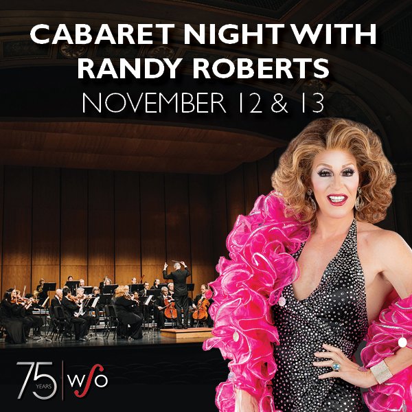 Get your tickets for this fantastic show as the Windsor Symphony Orchestra presents Cabaret with Randy Roberts this Saturday, November 12 and Sunday, November 13.
For times and tickets please visit windsorsymphony.com
#wepridefest #mywso #randyroberts #windsorpride