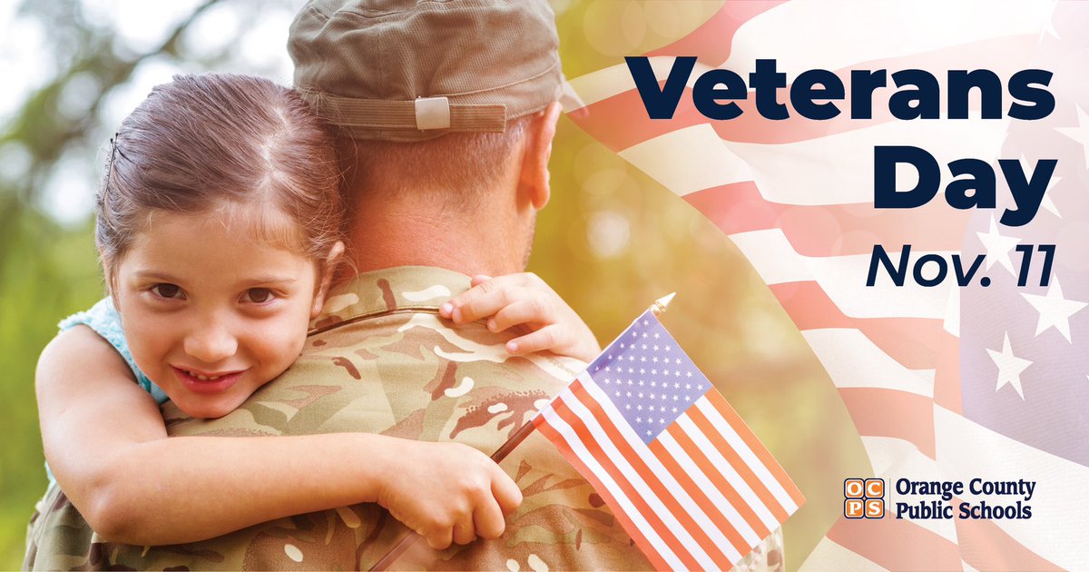 <a href="/SWMS_OCPS/">SWMS_OCPS</a> wishes everyone a Happy Veterans Day!!🇺🇸❤️🤍💙

Today, we honor and thank all who have served. Be sure to thank a veteran in your life today!

#ForABetterTomorrow #VeteransDay2022