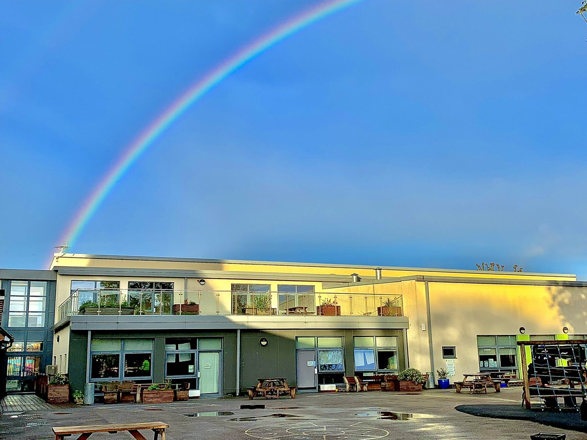 An amazing picture of <a href="/KenderSchool/">Kender School</a> taken by our site supervisor earlier in the week! 🌈