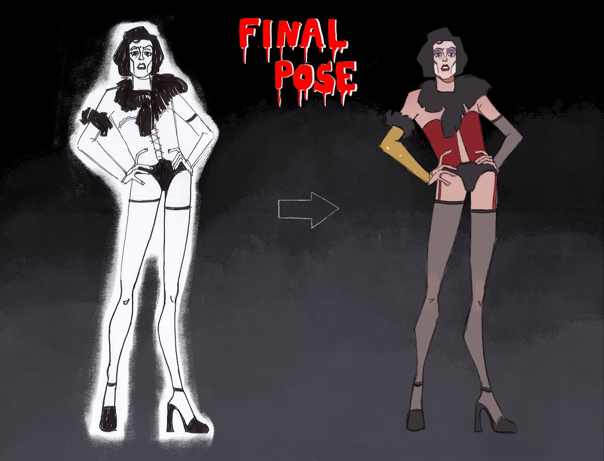 frank-n-furter design for school✨ 