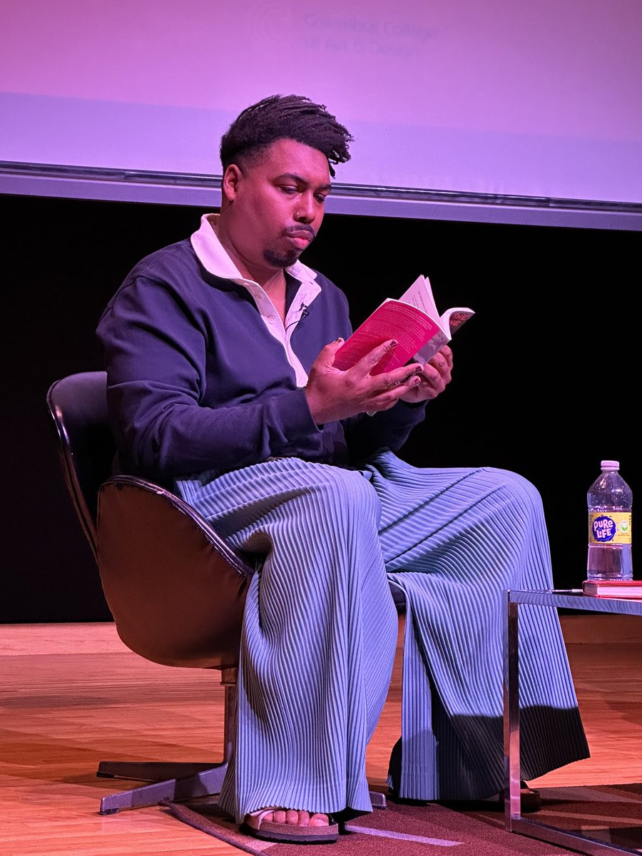 And the reading and conversation last night were fantastic. And, yes, <a href="/theferocity/">Saeed Jones</a> , your pants were, too!!