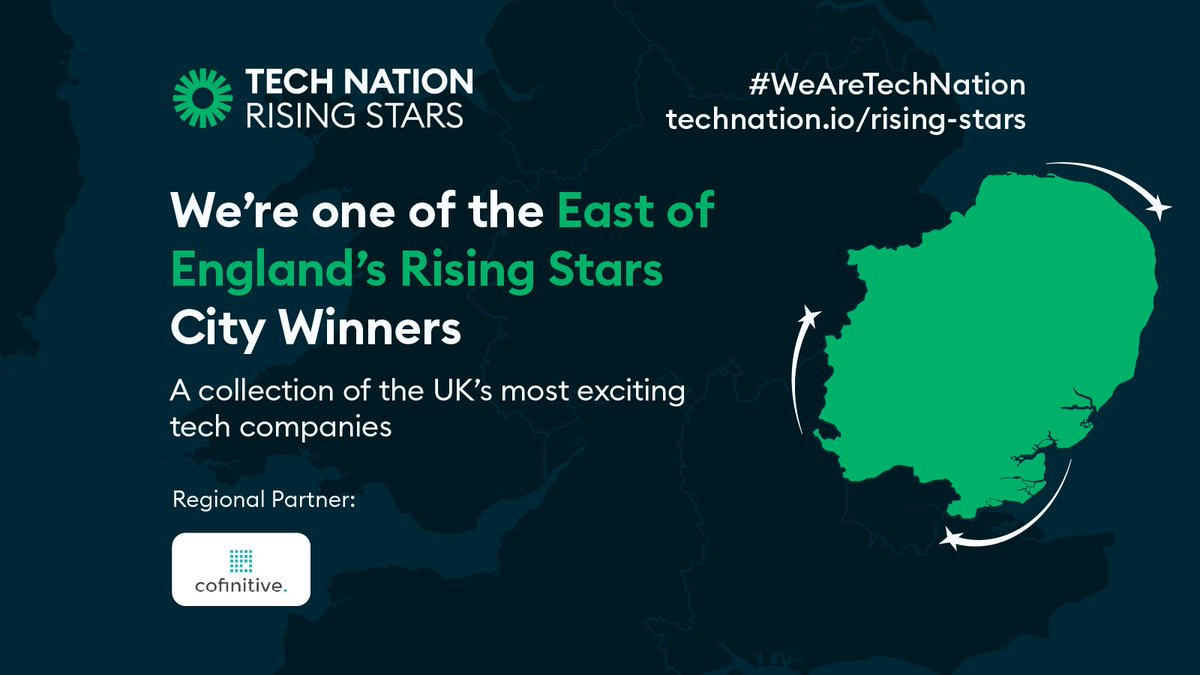 Pleased to announce that we (the <a href="/RippleXn/">RippleXn</a>) team are a regional City Winner in <a href="/TechNation/">Tech Nation</a>'s Rising Stars. #wearetechnation
